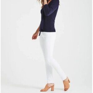AG Adriano Goldschmied Jeans White Size 29R The Stilt Cigarette Skinny Denim